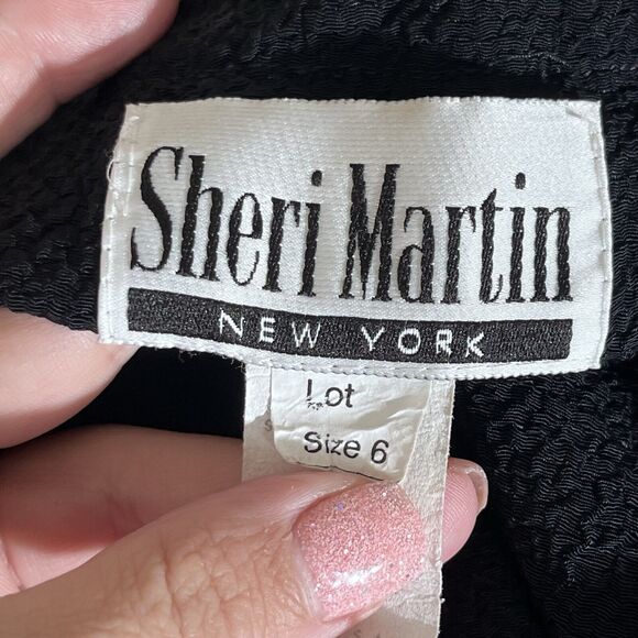 Vintage Sheri Martin Dress Womens Six Midi 90s Y2K Boho Quirky Phoebe Buffet USA - Picture 7 of 13